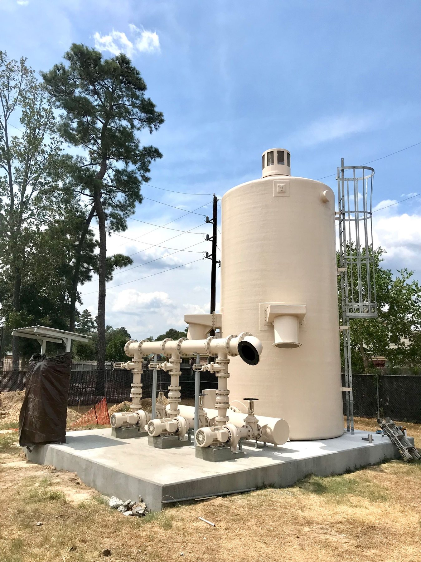 WETS pilot study column on a client site